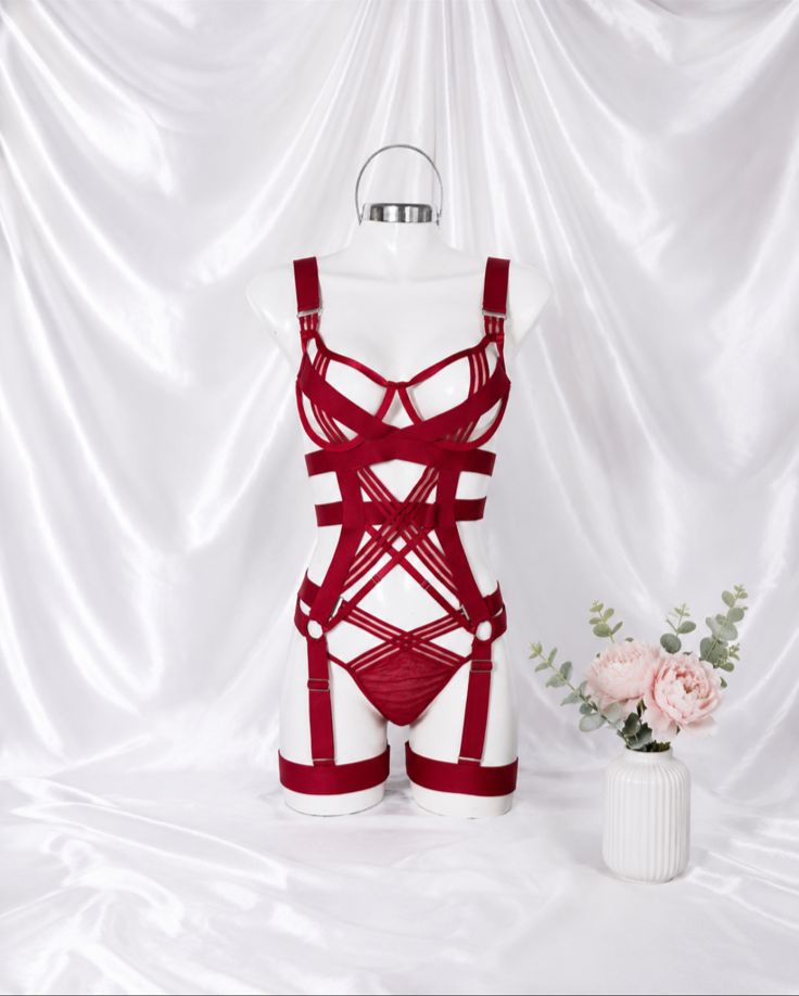 Set de lencería Harness Scarlett