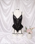 Set de lencería Teddy Noir